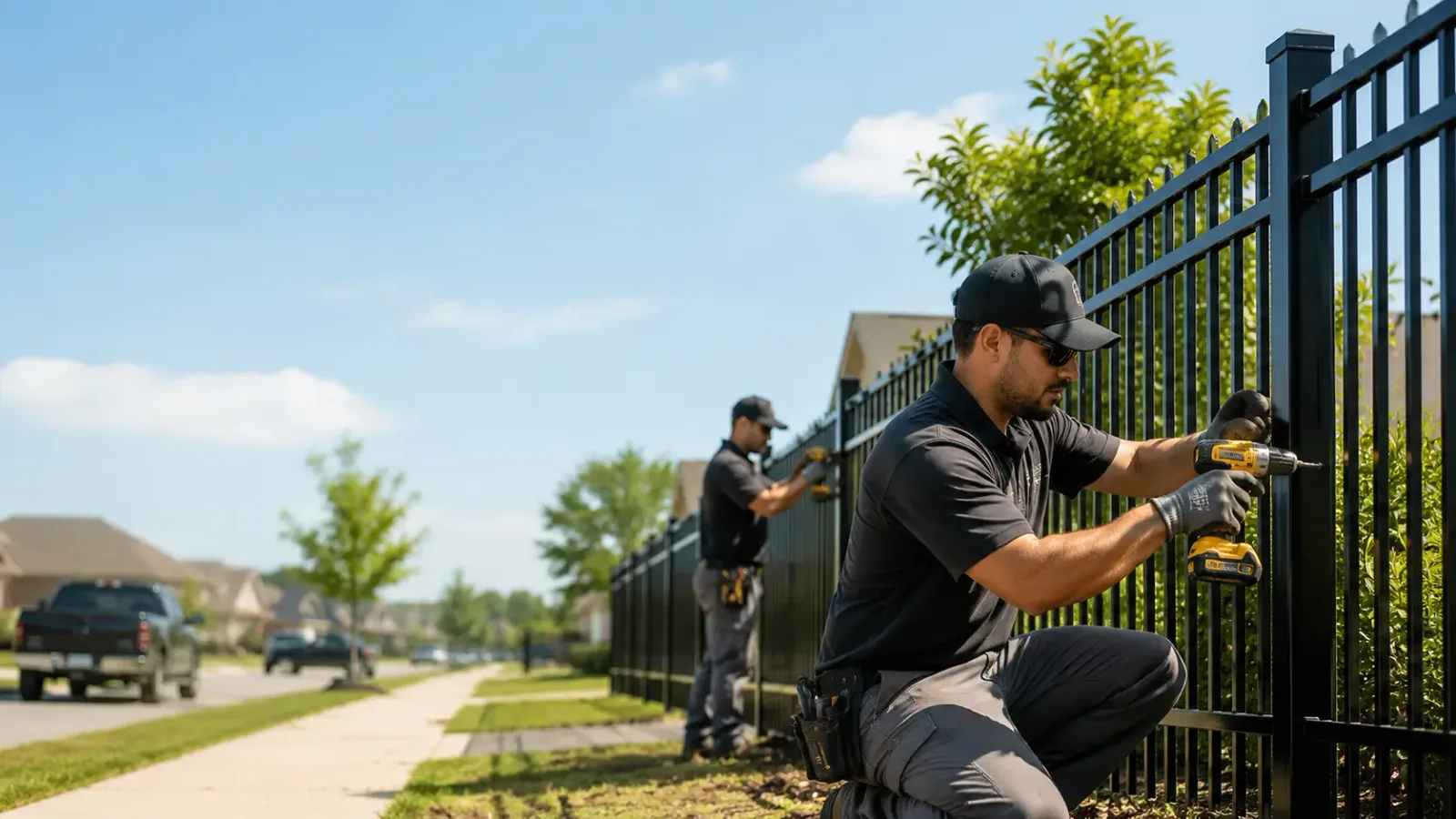 Metal Fence Installation in Belmont, CA
